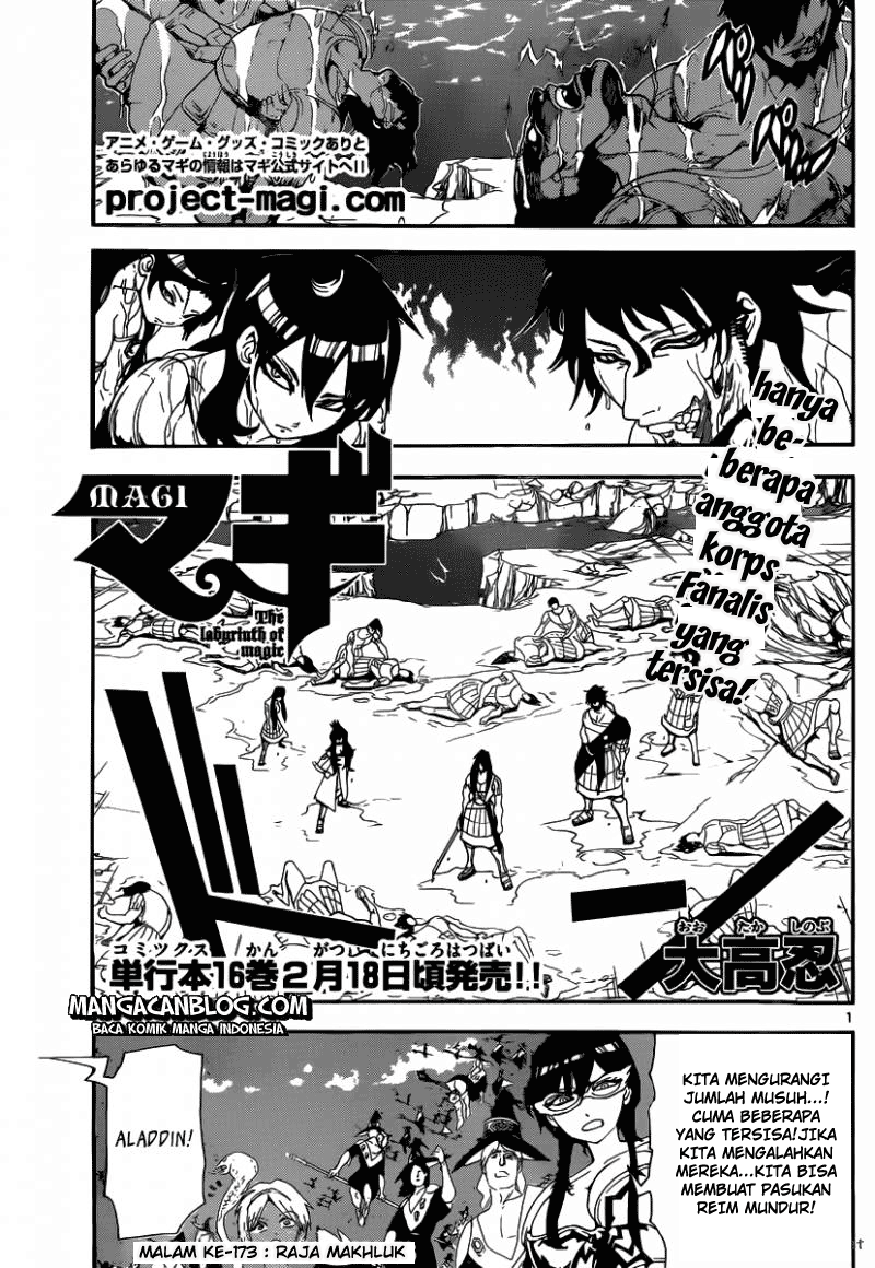 Magi – Labyrinth of Magic chapter 173
